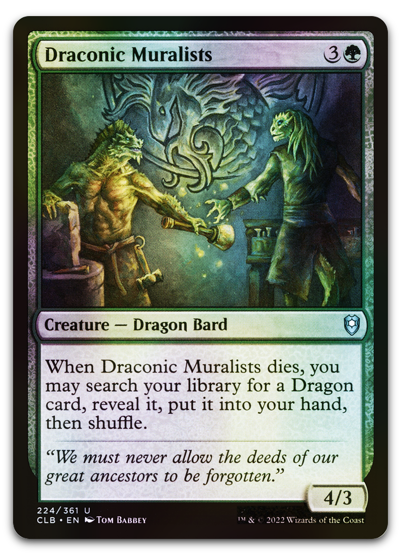 Draconic Muralists (Commander Legends: Battle for Baldur's Gate)