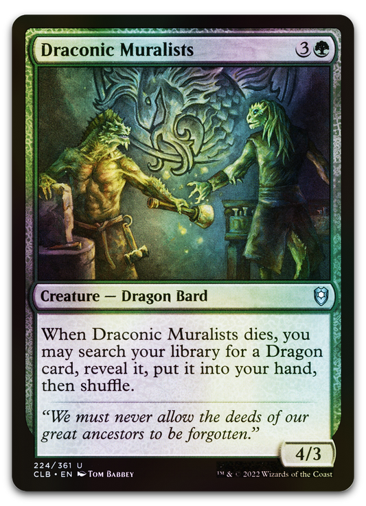 Draconic Muralists (Commander Legends: Battle for Baldur's Gate)