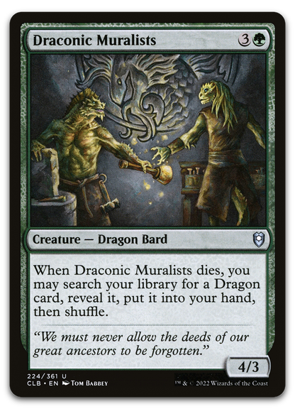 Draconic Muralists (Commander Legends: Battle for Baldur's Gate)