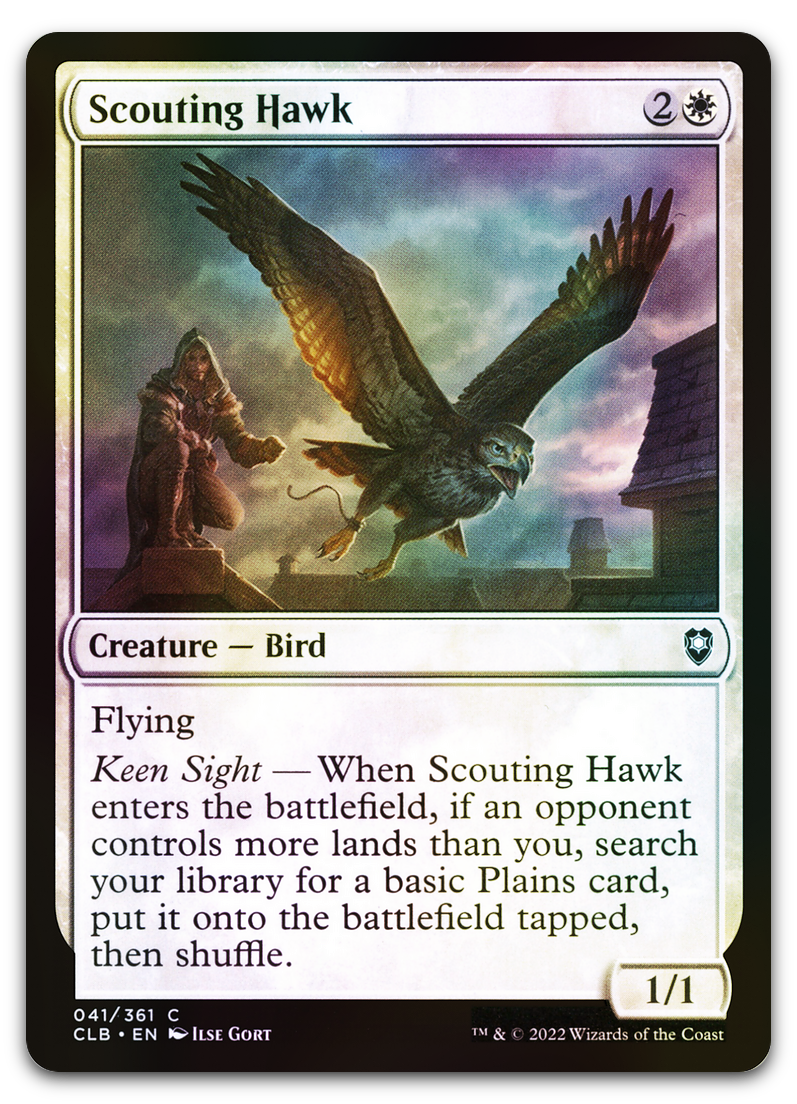 Scouting Hawk (Commander Legends: Battle for Baldur's Gate)