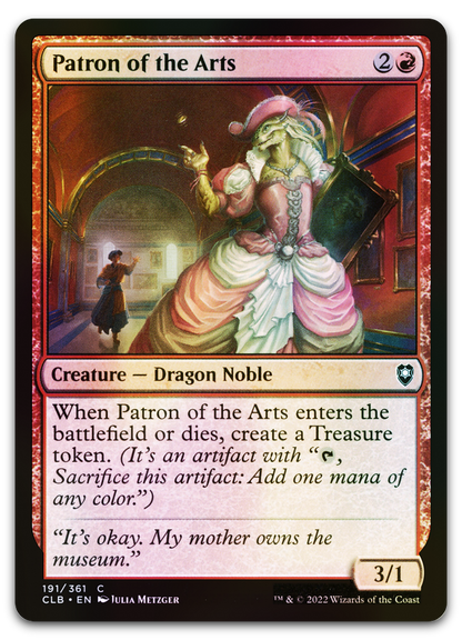 Patron of the Arts (Commander Legends: Battle for Baldur's Gate)