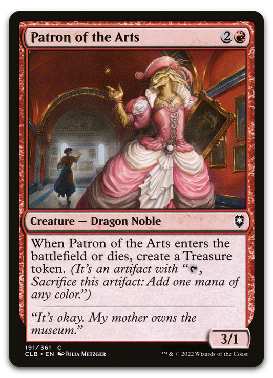 Patron of the Arts (Commander Legends: Battle for Baldur's Gate)