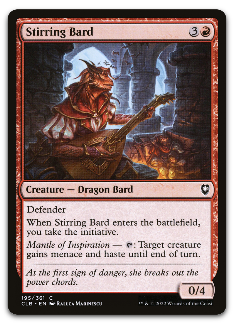 Stirring Bard (Commander Legends: Battle for Baldur's Gate)