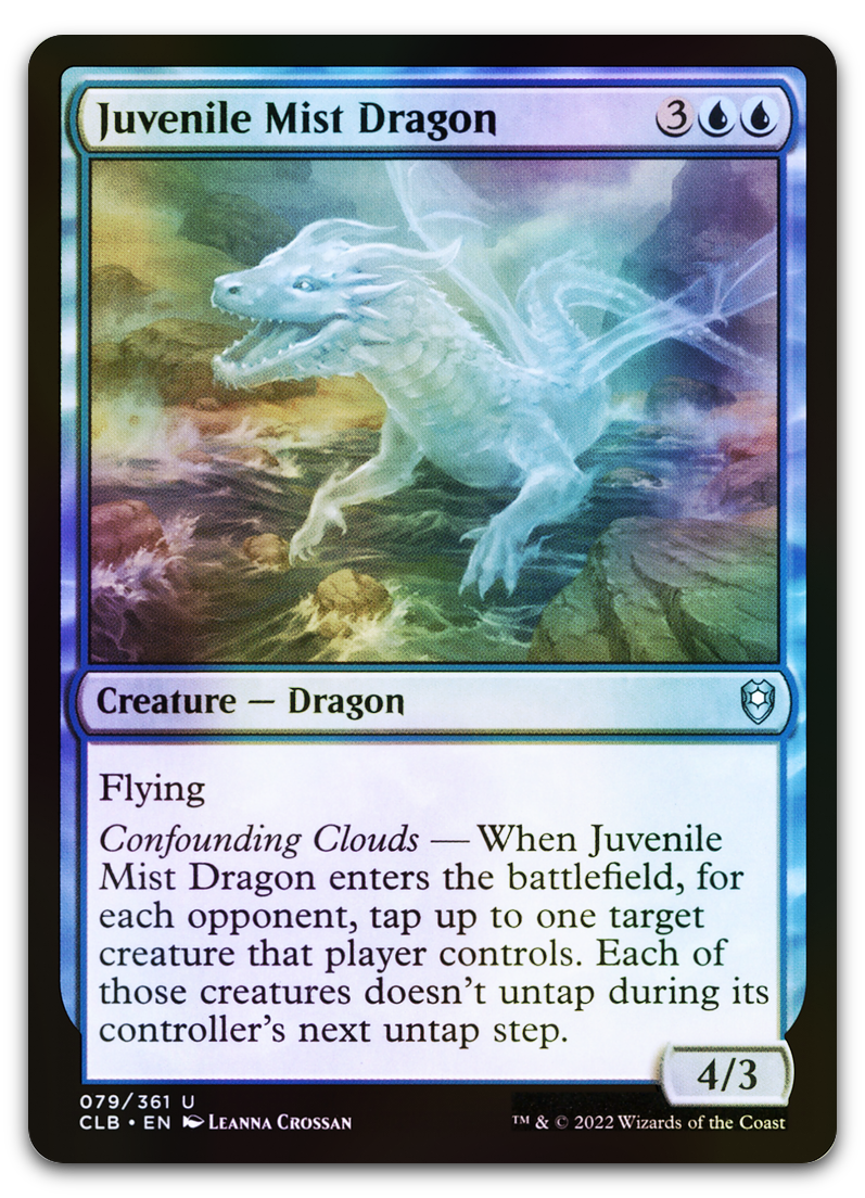 Juvenile Mist Dragon (Commander Legends: Battle for Baldur's Gate)