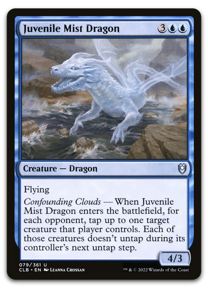 Juvenile Mist Dragon (Commander Legends: Battle for Baldur's Gate)