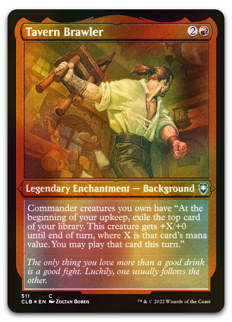 Tavern Brawler (Foil Etched) (Commander Legends: Battle for Baldur's Gate)