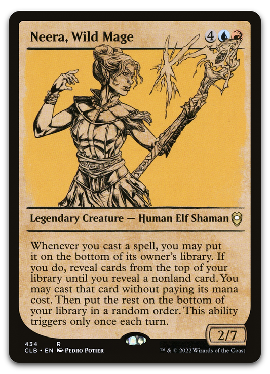 Neera, Wild Mage (Showcase) (Commander Legends: Battle for Baldur's Gate)
