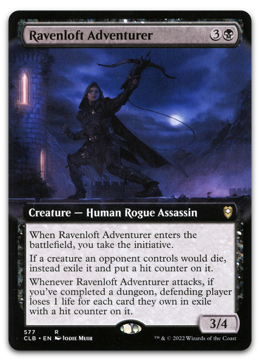 Ravenloft Adventurer (Extended Art) (Commander Legends: Battle for Baldur's Gate)