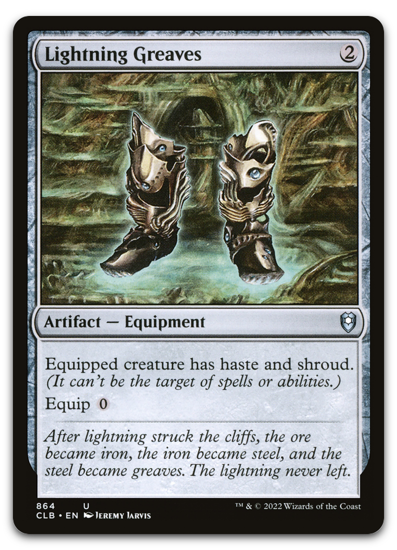 Lightning Greaves (Commander Legends: Battle for Baldur's Gate)