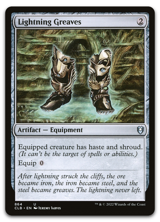 Lightning Greaves (Commander Legends: Battle for Baldur's Gate)