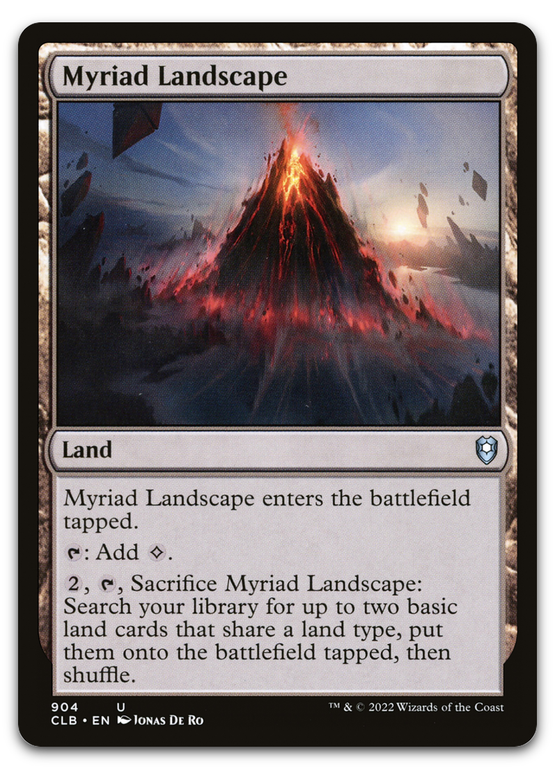 Myriad Landscape (Commander Legends: Battle for Baldur's Gate)