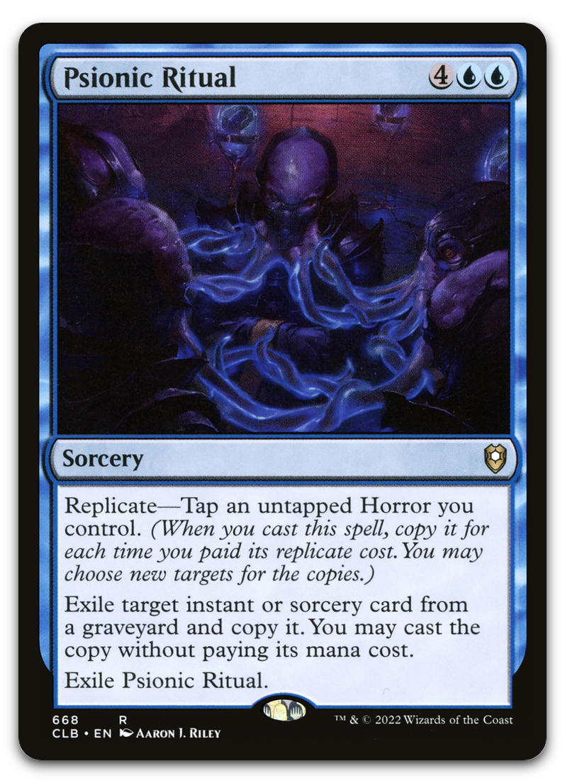 Psionic Ritual (Commander Legends: Battle for Baldur's Gate)