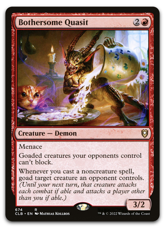 Bothersome Quasit (Commander Legends: Battle for Baldur's Gate)