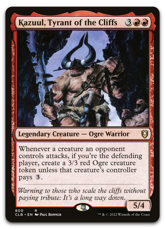 Kazuul, Tyrant of the Cliffs (Commander Legends: Battle for Baldur's Gate)