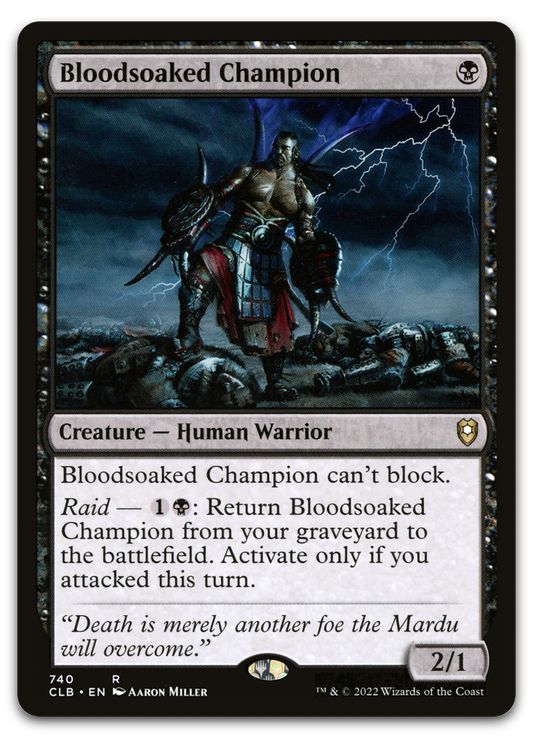 Bloodsoaked Champion (Commander Legends: Battle for Baldur's Gate)