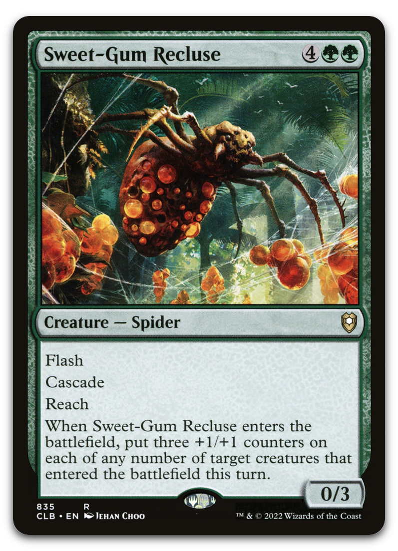 Sweet-Gum Recluse (Commander Legends: Battle for Baldur's Gate)
