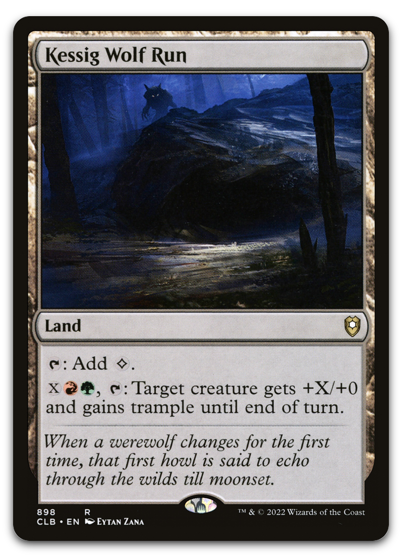 Kessig Wolf Run (Commander Legends: Battle for Baldur's Gate)
