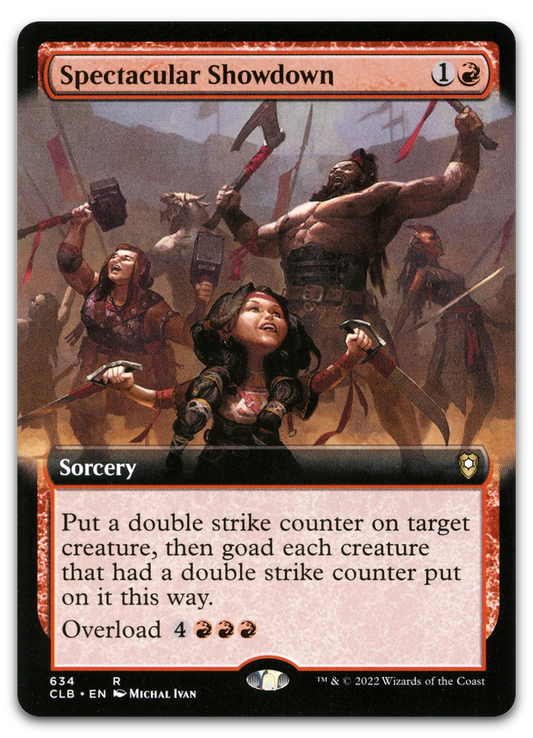 Spectacular Showdown (Extended Art) (Commander Legends: Battle for Baldur's Gate)