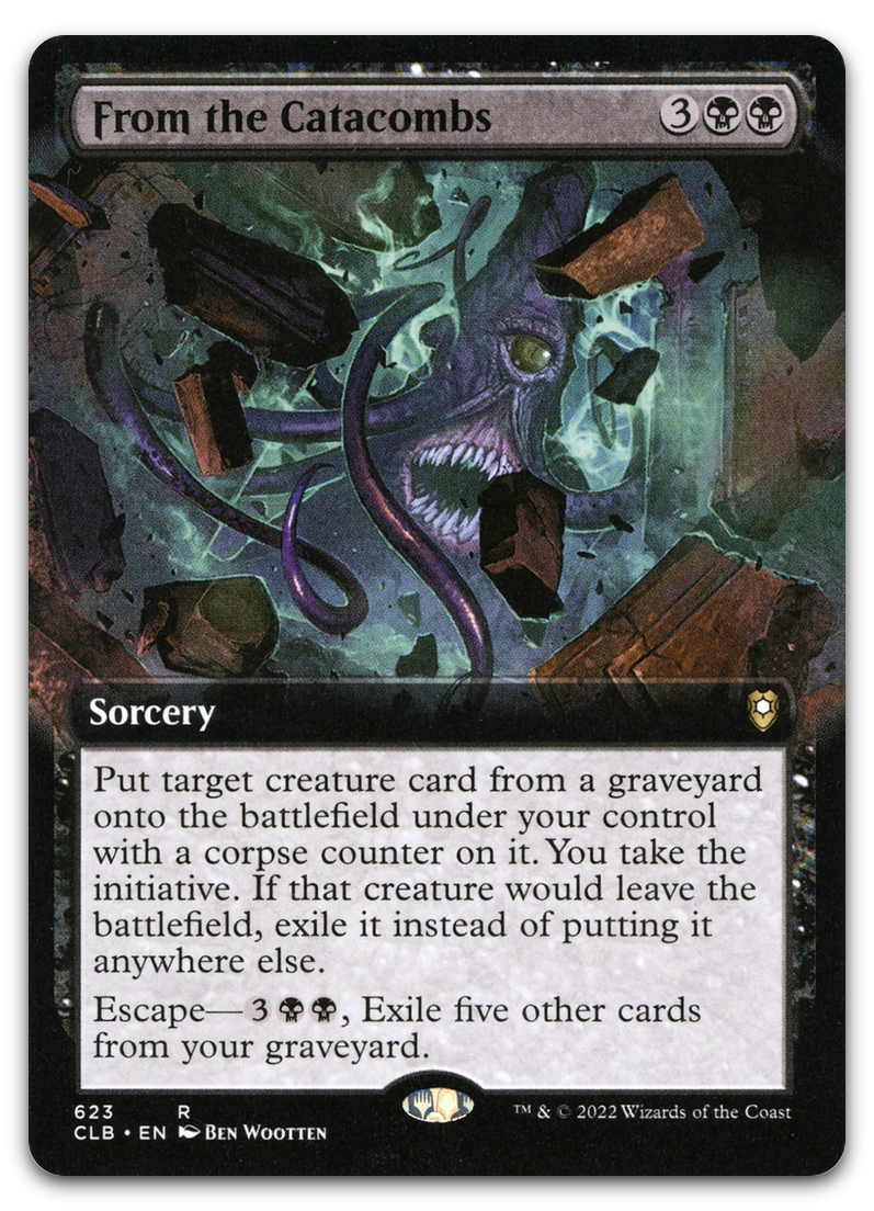 From the Catacombs (Extended Art) (Commander Legends: Battle for Baldur's Gate)