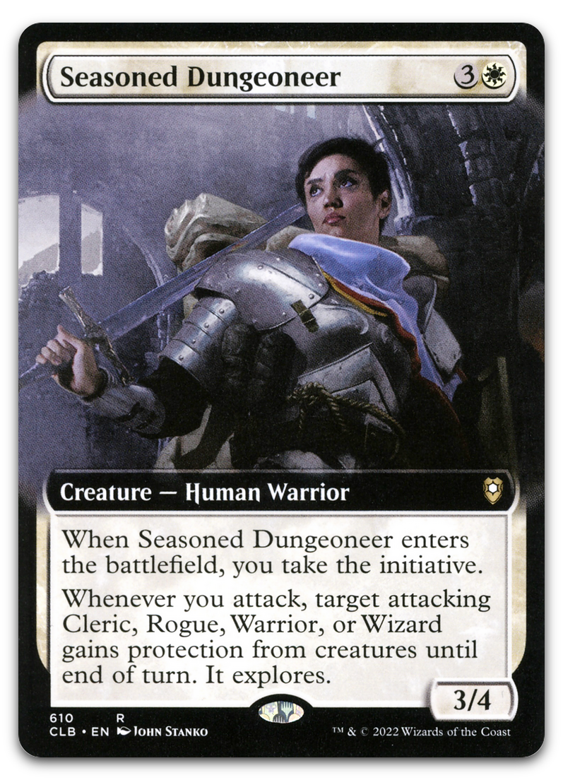 Seasoned Dungeoneer (Extended Art) (Commander Legends: Battle for Baldur's Gate)
