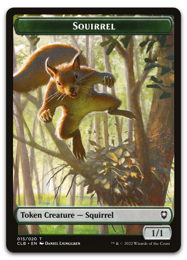 Squirrel Token (Commander Legends: Battle for Baldur's Gate)