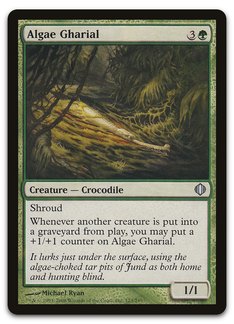 Algae Gharial (Shards of Alara)