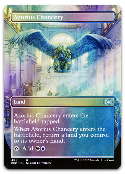 Azorius Chancery (Borderless) (Double Masters 2022)