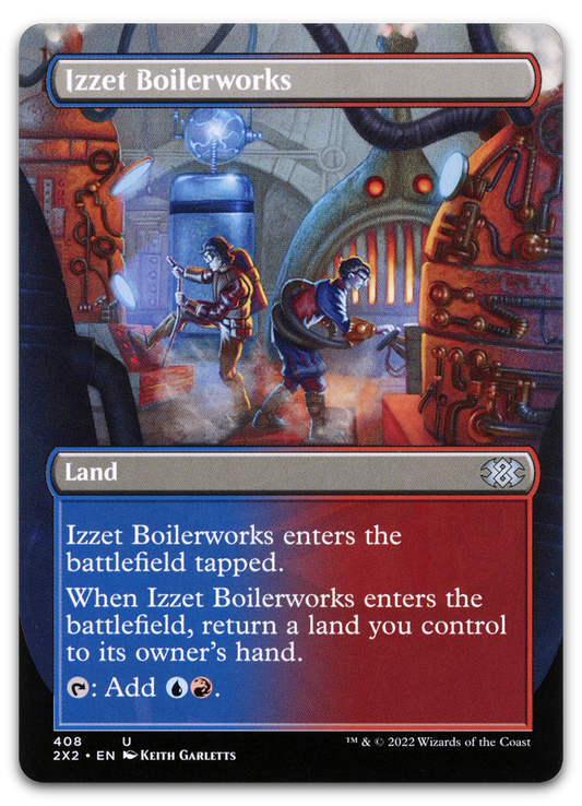 Izzet Boilerworks (Borderless) (Double Masters 2022)