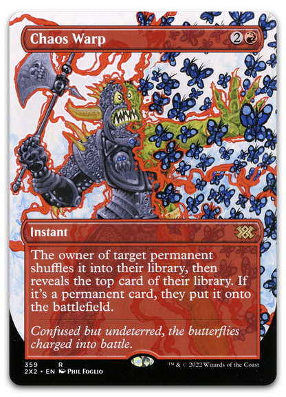 Chaos Warp (Borderless) (Double Masters 2022)