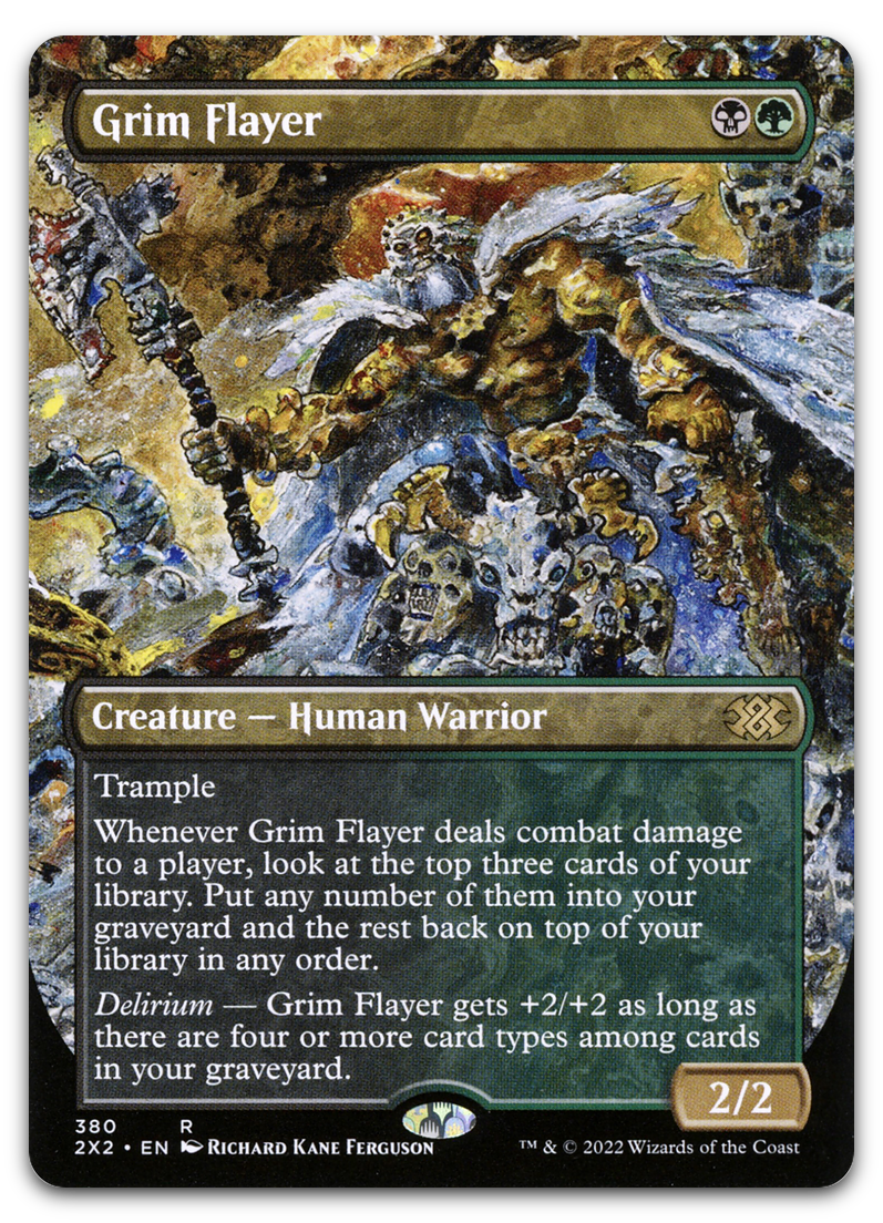 Grim Flayer (Borderless) (Double Masters 2022)