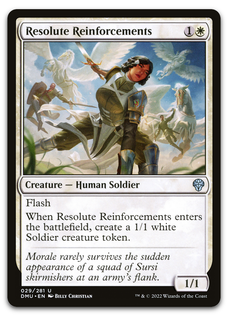 Resolute Reinforcements (Dominaria United)