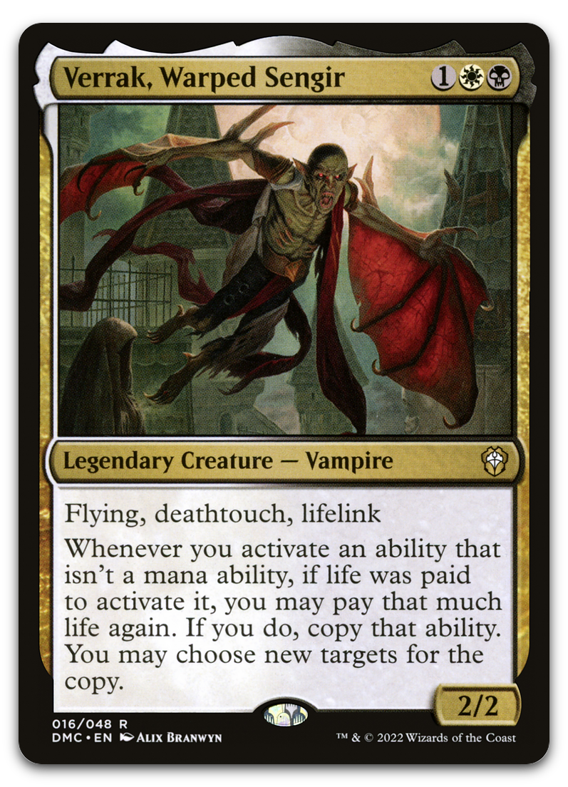 Verrak, Warped Sengir (Commander: Dominaria United)