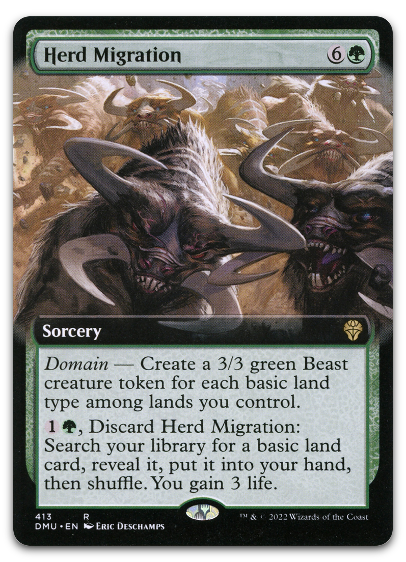 Herd Migration (Extended Art) (Dominaria United)