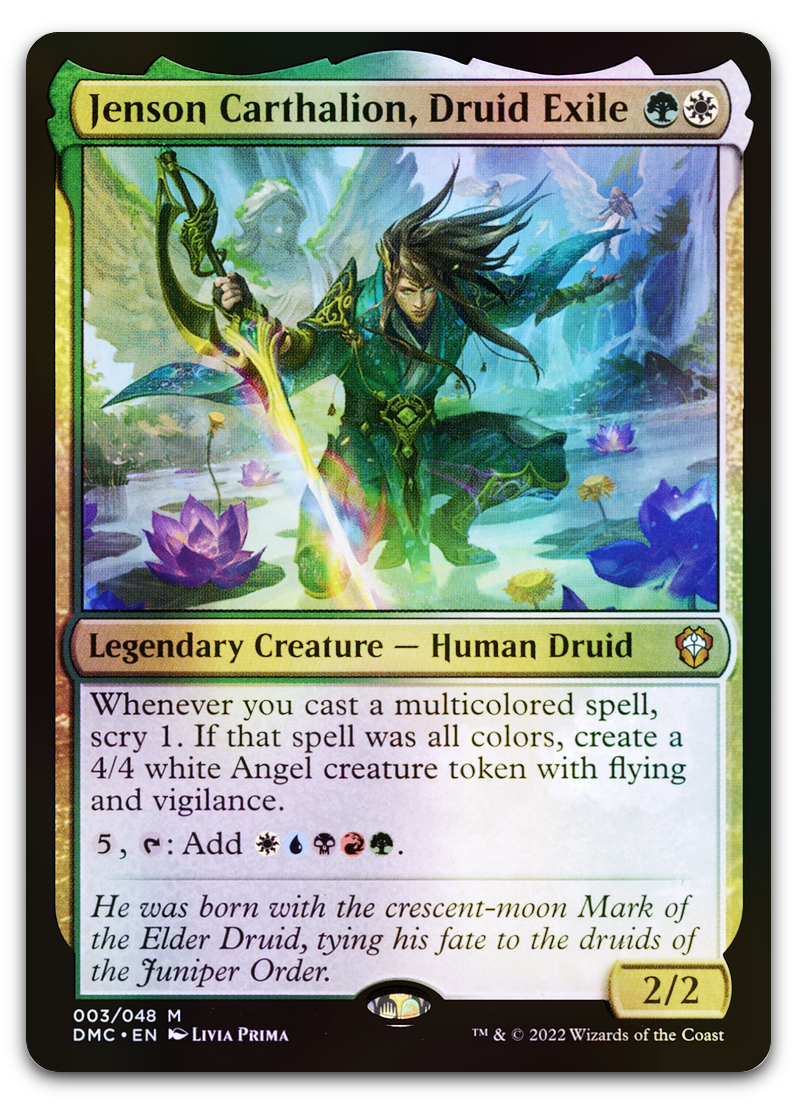 Jenson Carthalion, Druid Exile (Commander: Dominaria United)