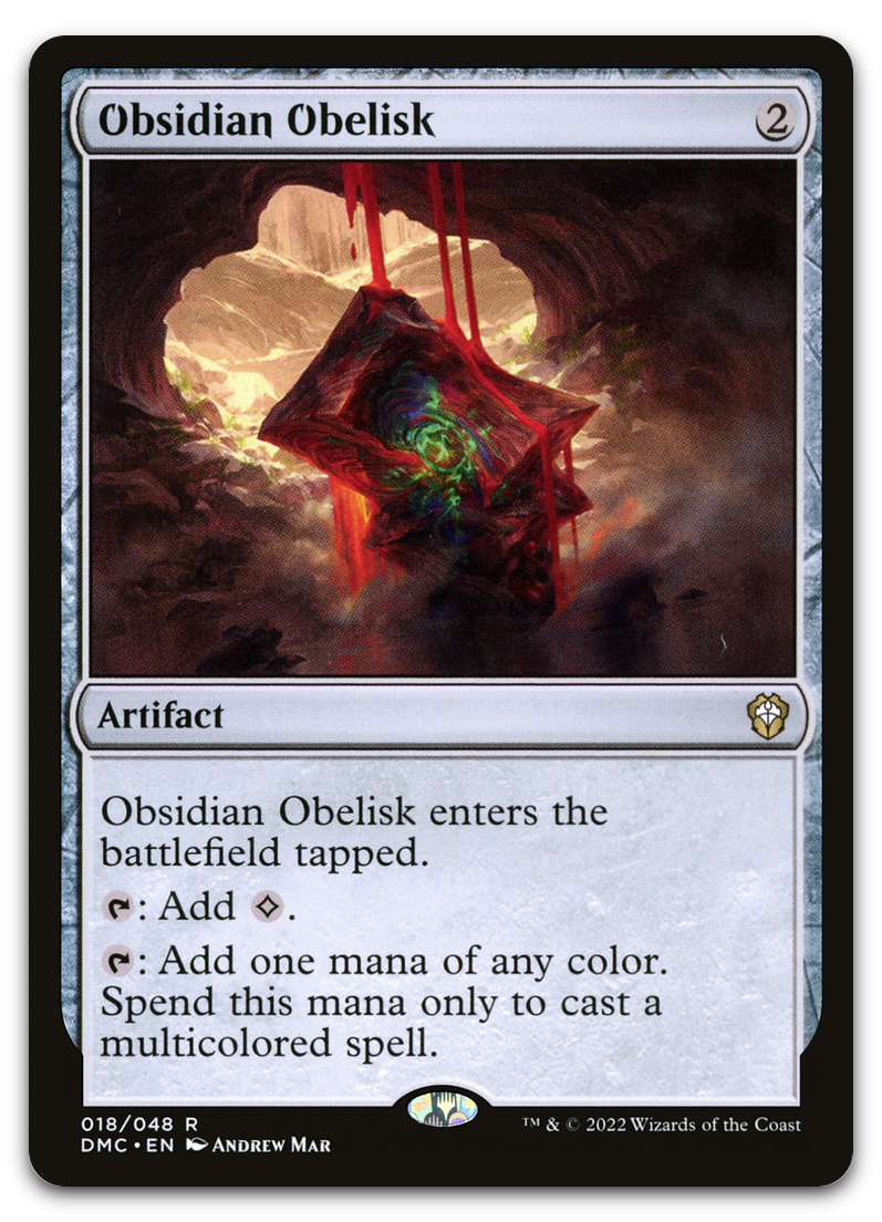 Obsidian Obelisk (Commander: Dominaria United)