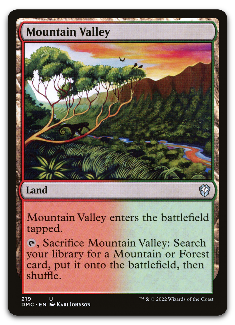 Mountain Valley (Commander: Dominaria United)