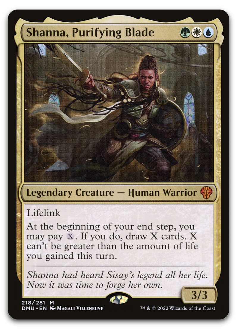 Shanna, Purifying Blade (Dominaria United)
