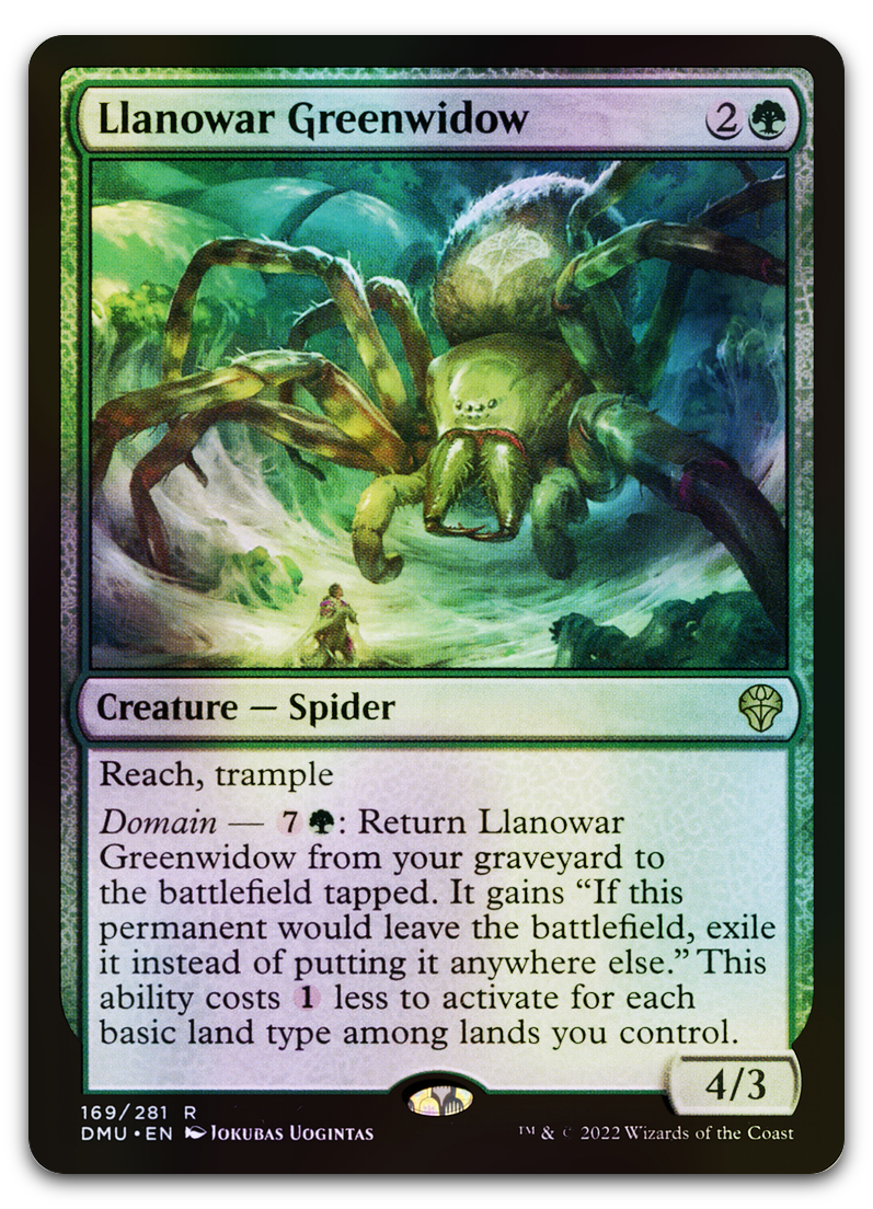 Llanowar Greenwidow (Dominaria United)