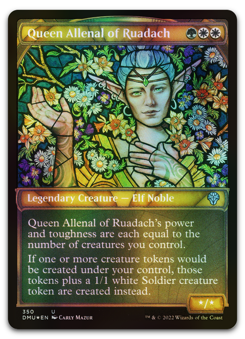 Queen Allenal of Ruadach (Textured Foil) (Dominaria United)