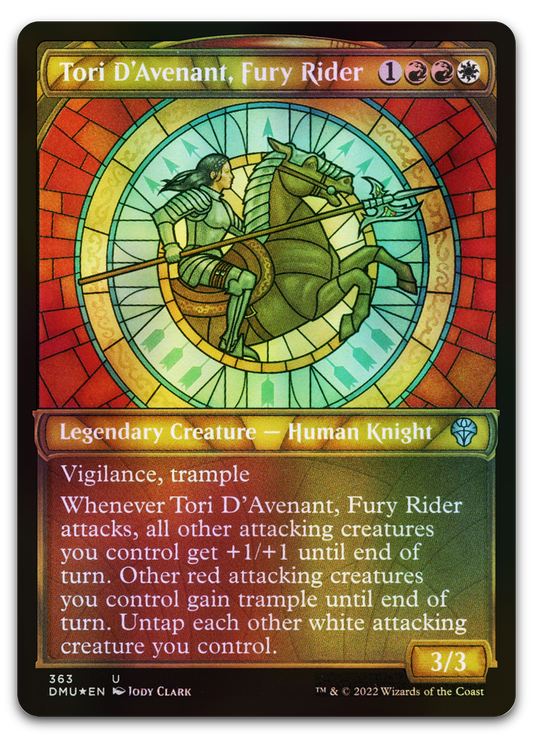 Tori D'Avenant, Fury Rider (Textured Foil) (Dominaria United)