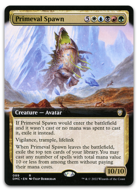 Primeval Spawn (Extended Art) (Commander: Dominaria United)
