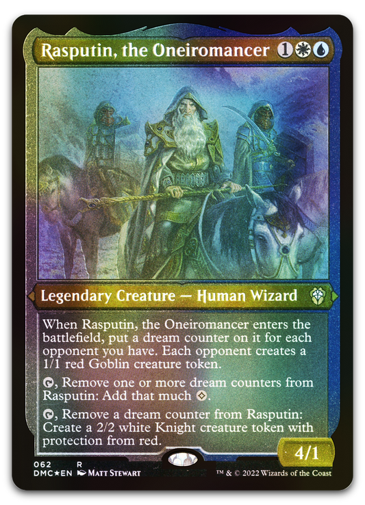 Rasputin, the Oneiromancer (Foil Etched) (Commander: Dominaria United)