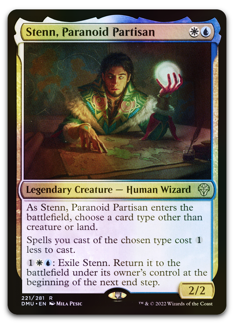 Stenn, Paranoid Partisan (Dominaria United)