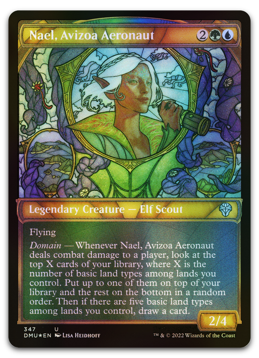 Nael, Avizoa Aeronaut (Textured Foil) (Dominaria United)