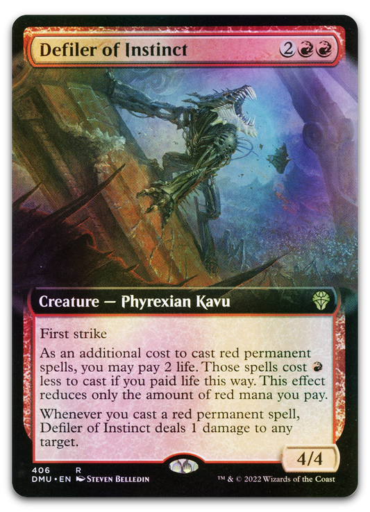 Defiler of Instinct (Extended Art) (Dominaria United)
