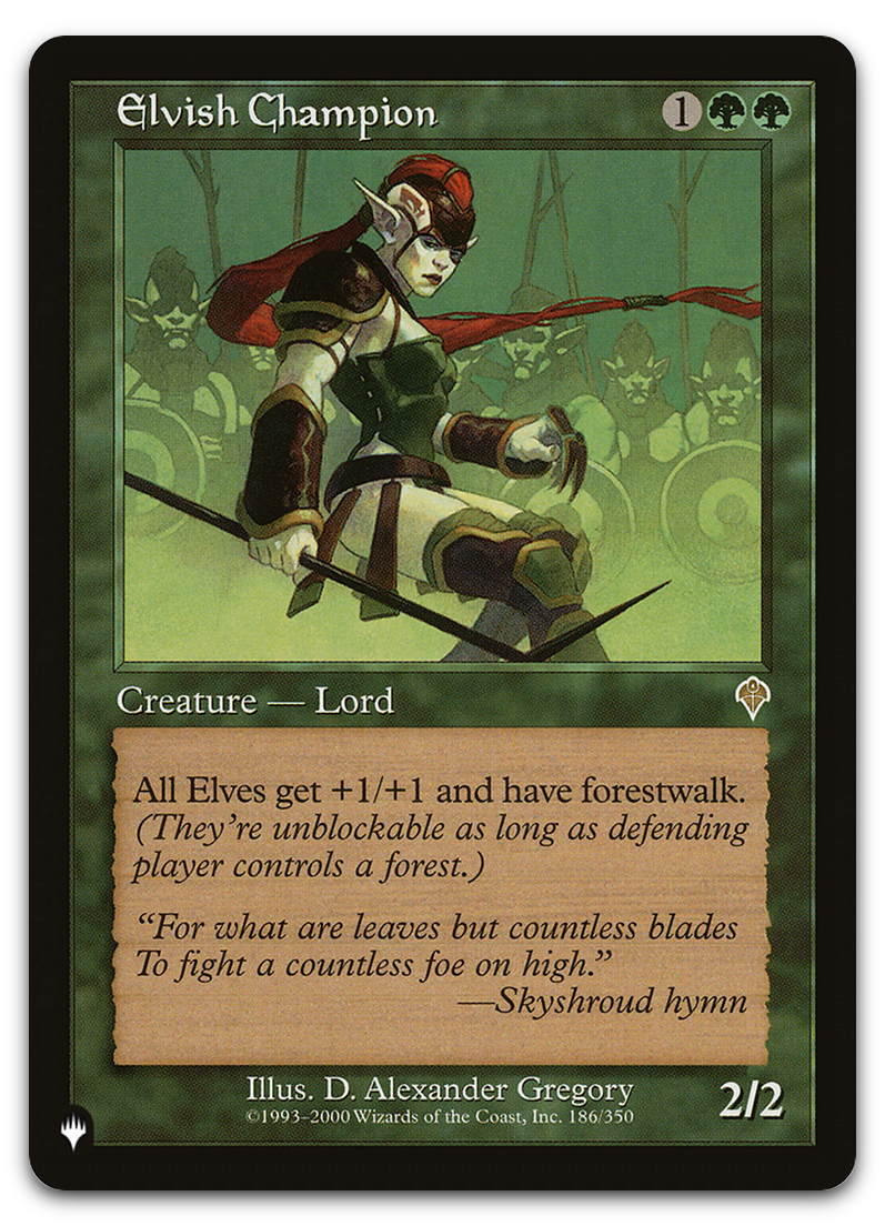 Elvish Champion (The List Reprints)