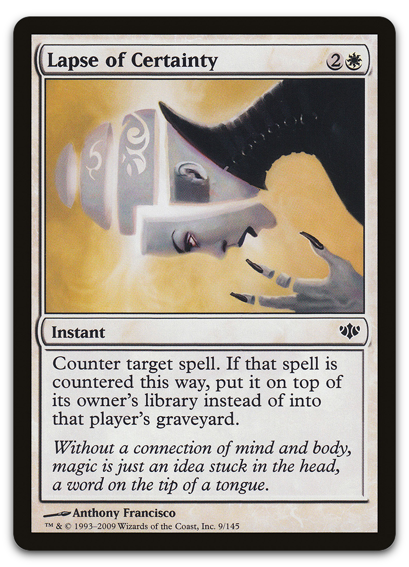 Lapse of Certainty (Conflux)