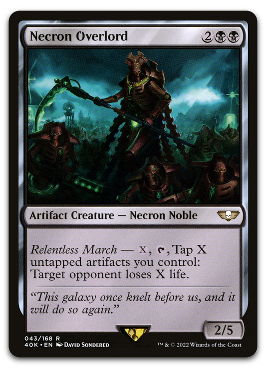 Necron Overlord (Universes Beyond: Warhammer 40,000)