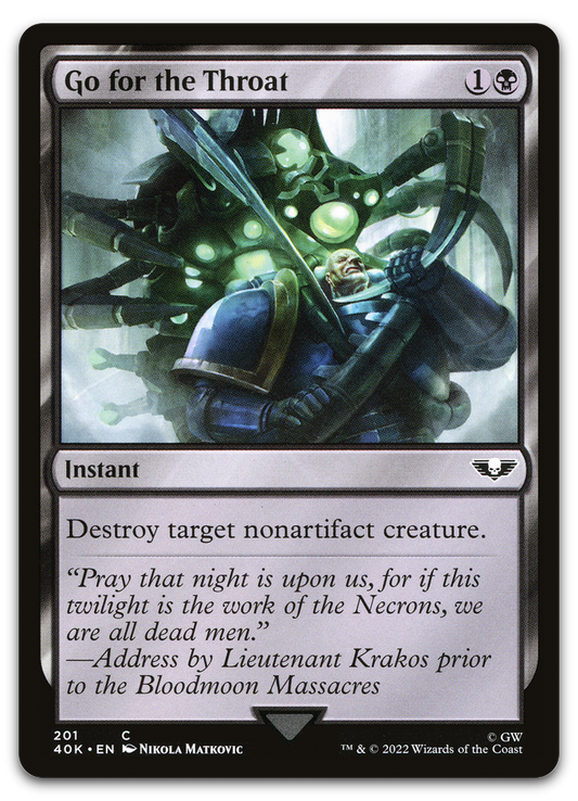 Go for the Throat (Universes Beyond: Warhammer 40,000)