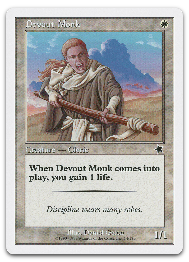 Devout Monk (Starter 1999)